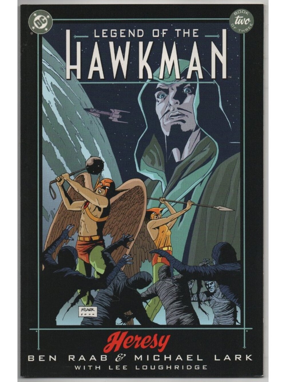 Legend of the Hawkman 2 DC Comics 2000 VF 8.0 Ben Raab Lark